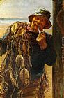 A Jovial Fisherman by Frederick Morgan